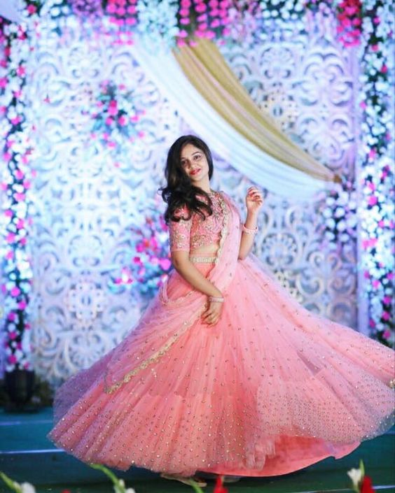 8.Baby Pink Bridal Lehnga 