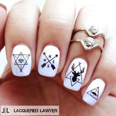 21.Directions nail art 