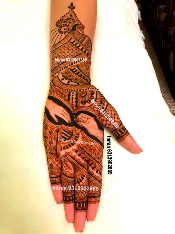 13.Ring Wearing mehndi design 