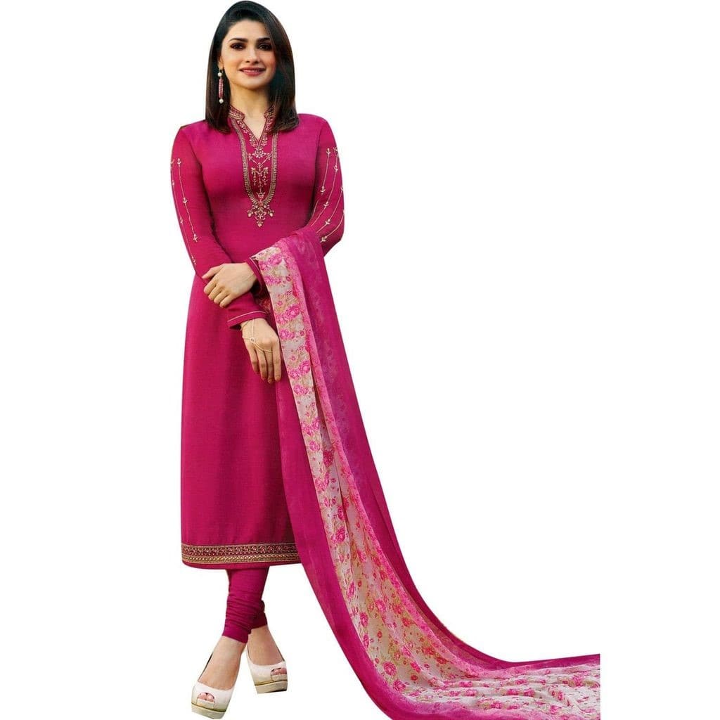 Crepe fabrics Salwar Suits dress