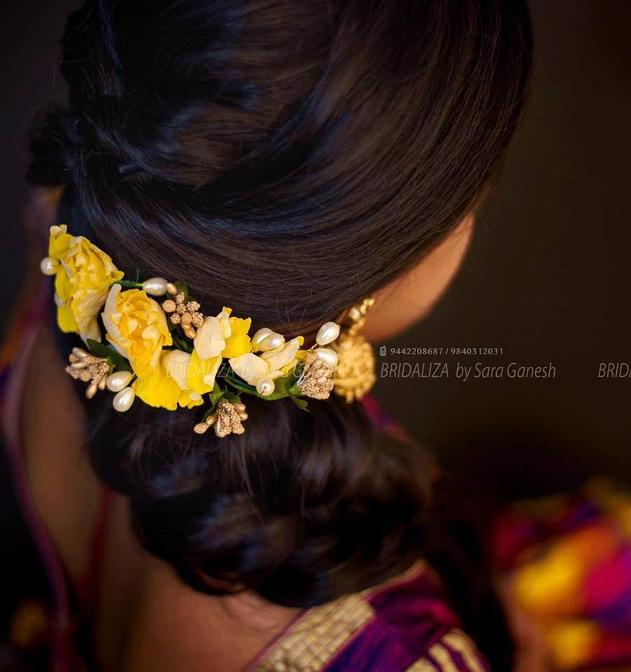 Classy bridal Hairstyle 