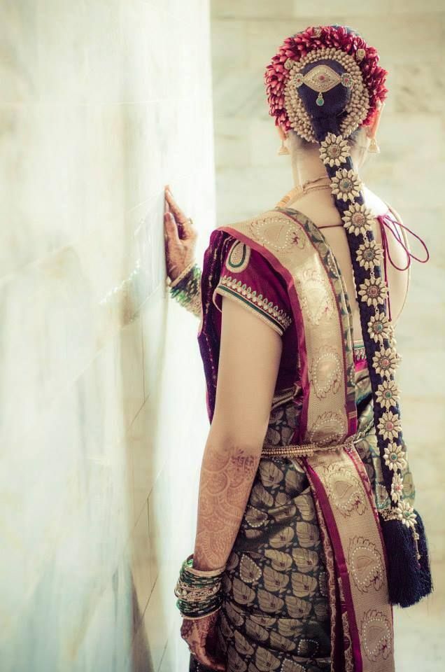 Bridal Poo Jadai Hair Style | Poo Jadai Hair Style | Photo Gallery -  