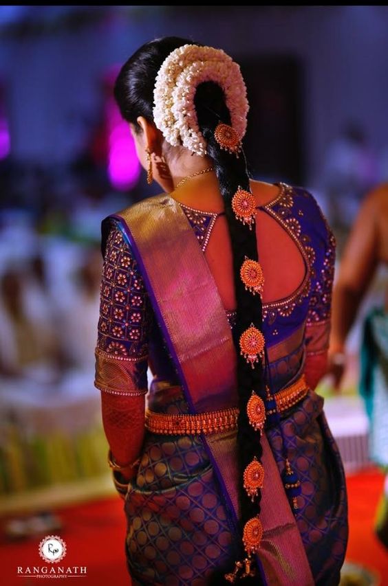 Back hook blouse designs for best sale brides