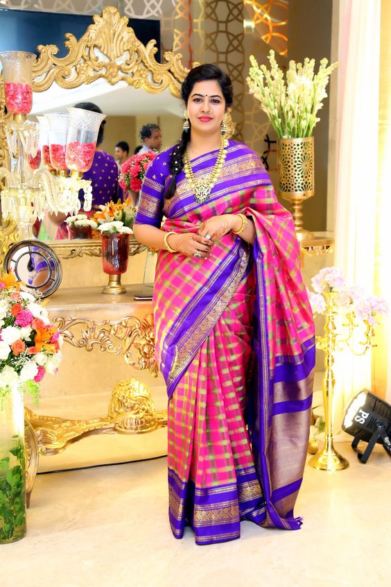 Pink Kancivaram Silksaree