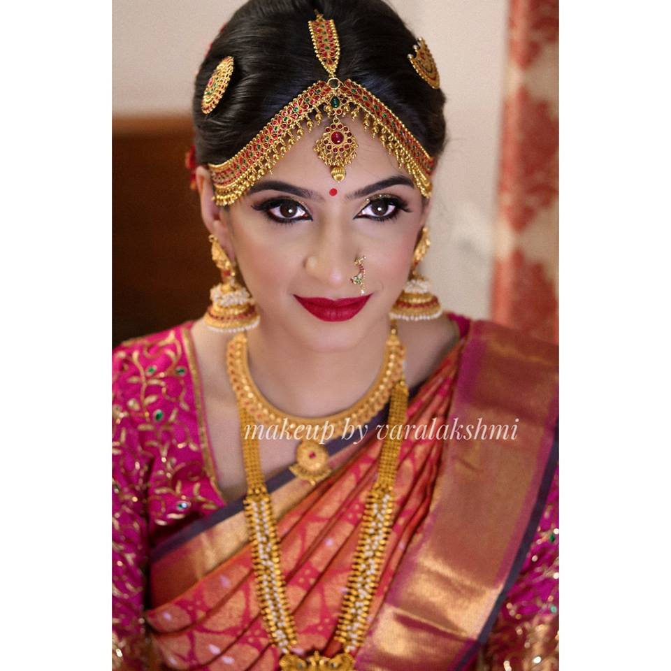 south indian bridal makeup | indian bridal makeup | photo