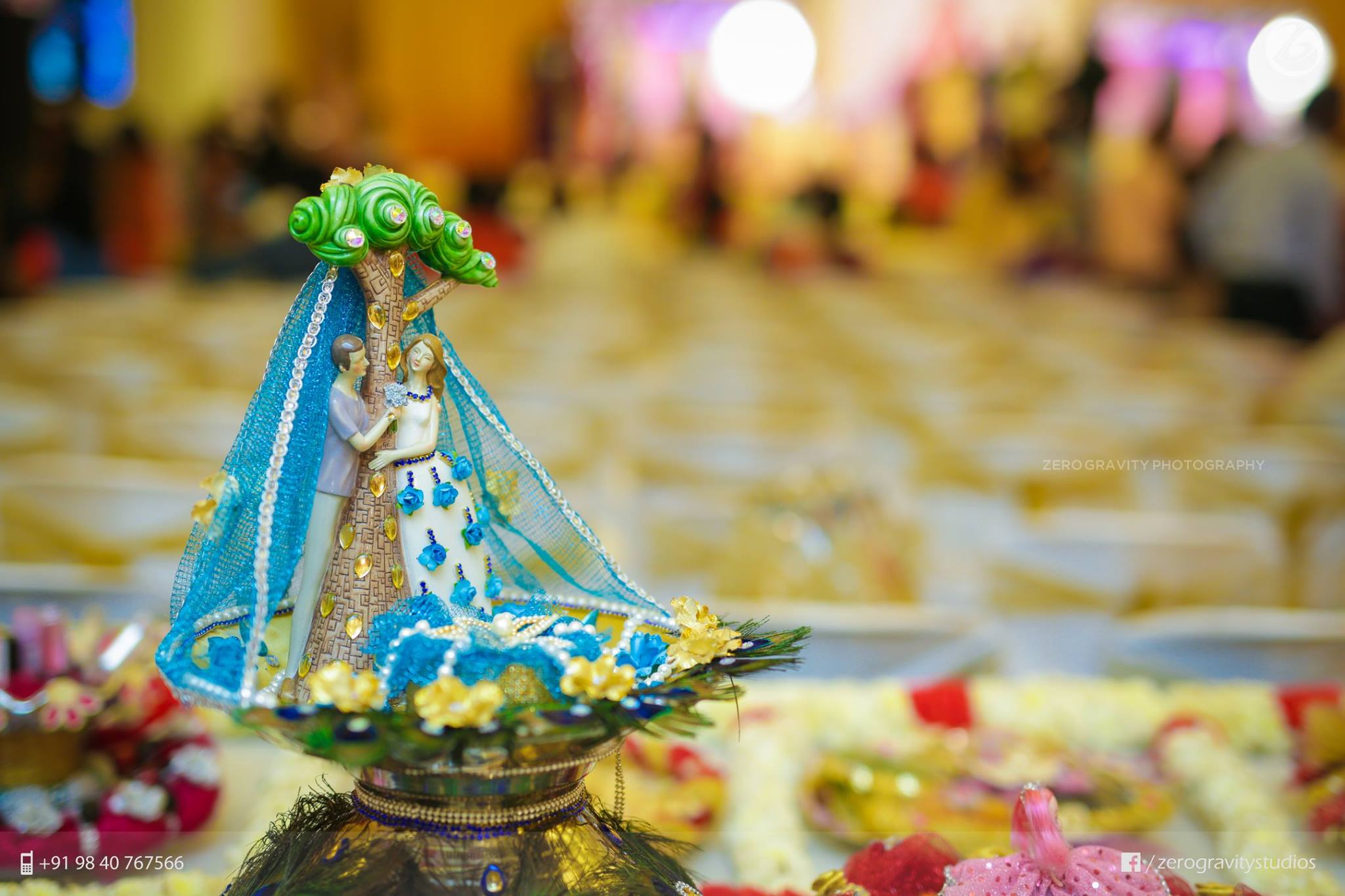 Bride and Groom plate decoration