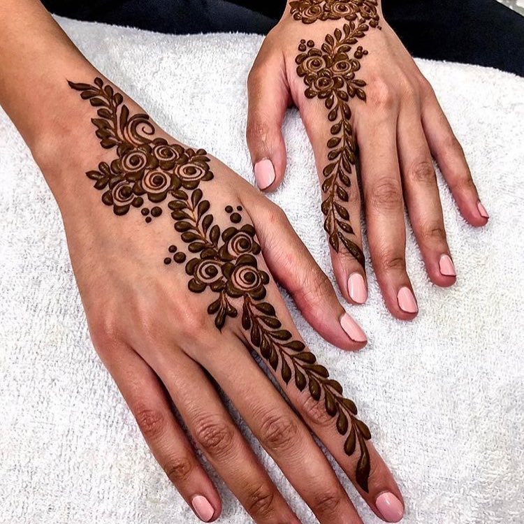 Exotic Mehndi Single finger design 