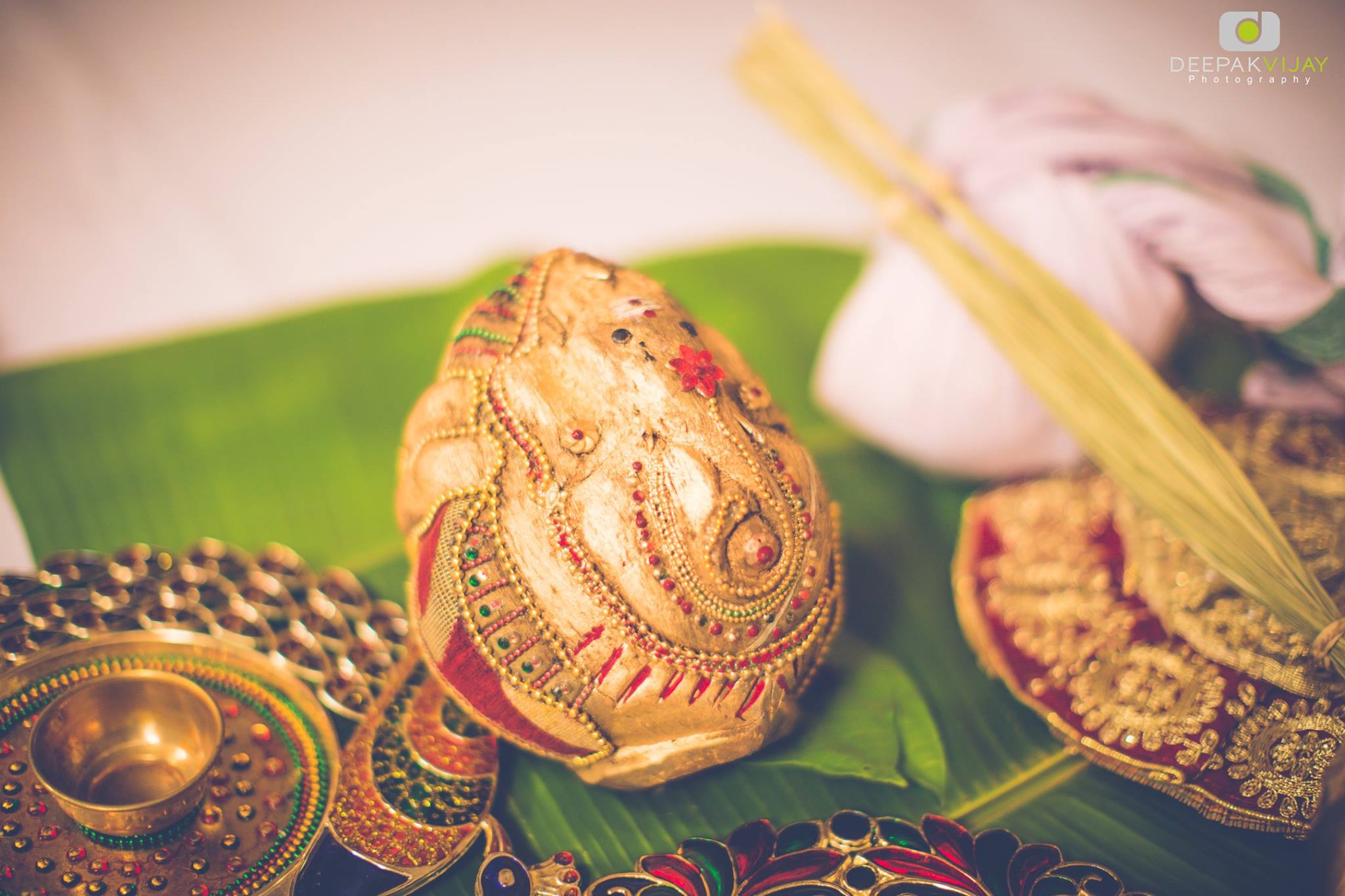 Ganesha Coconut Decoration 