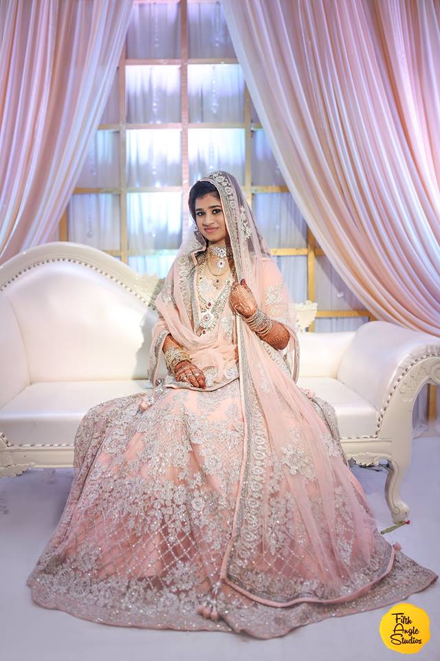 Heavy bridal pink lehnga