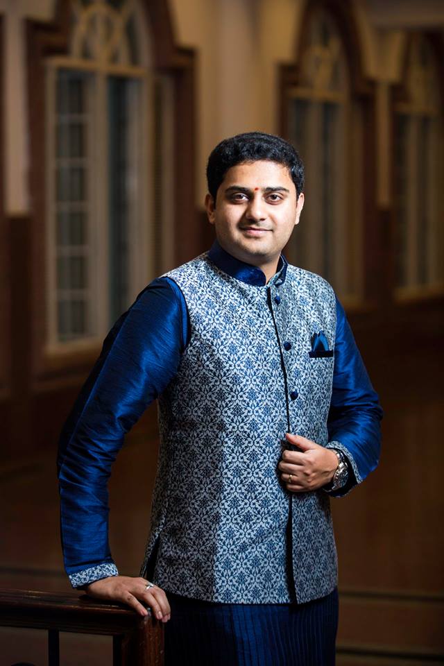 Royal Blue sherwani with coat