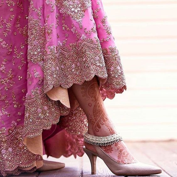 Plain Beidge Color Bridal Heel