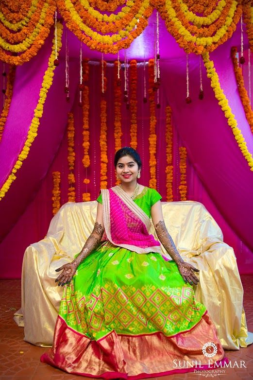 Mehndi Function of a bride