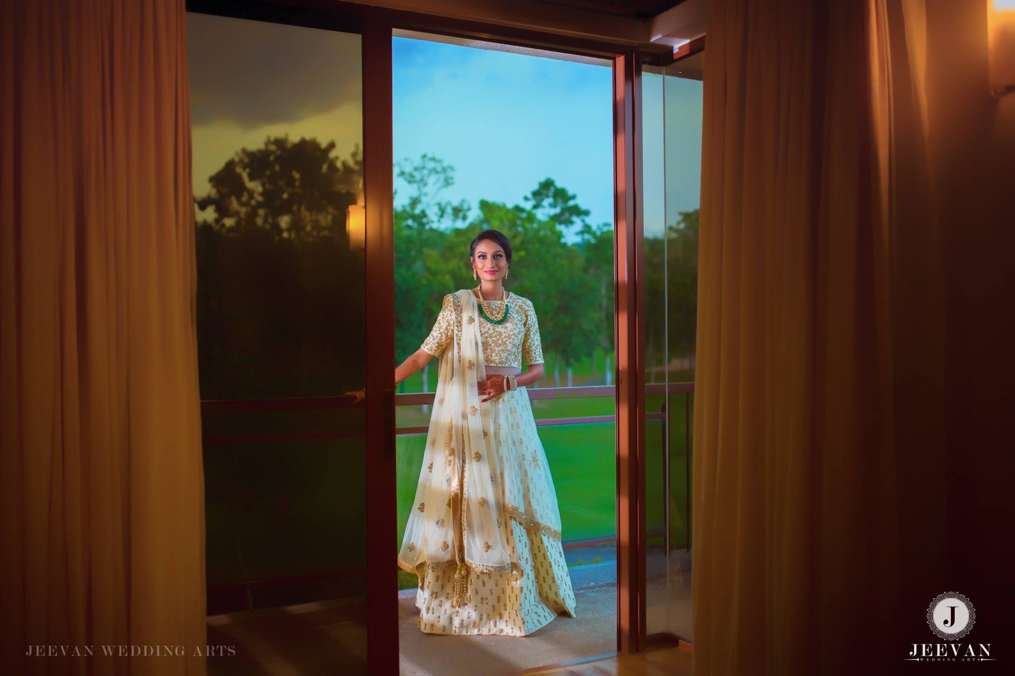 White Pearl bridal Lehenga