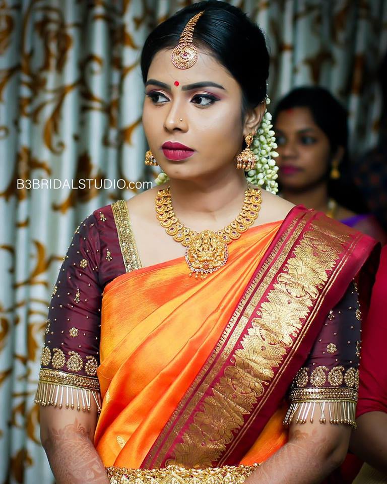 Simple dazzling bridal makeup 