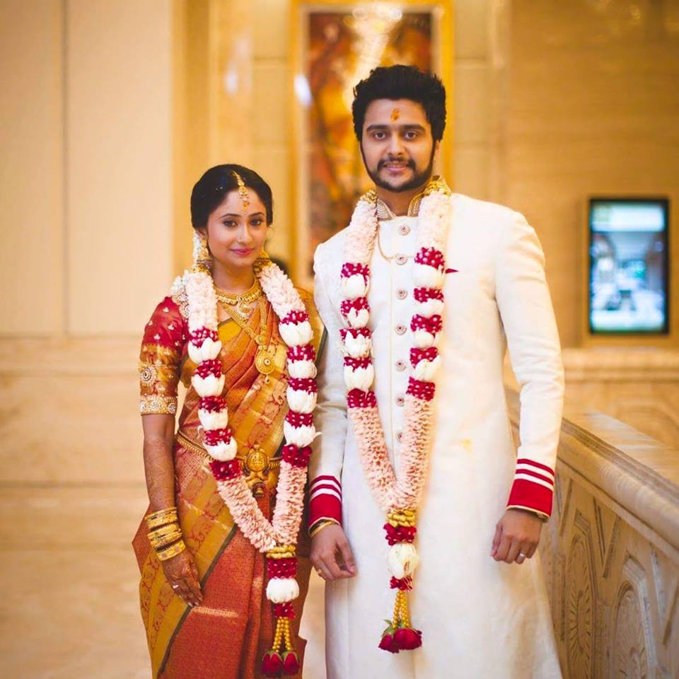 Pink petal with lotus Wedding garland