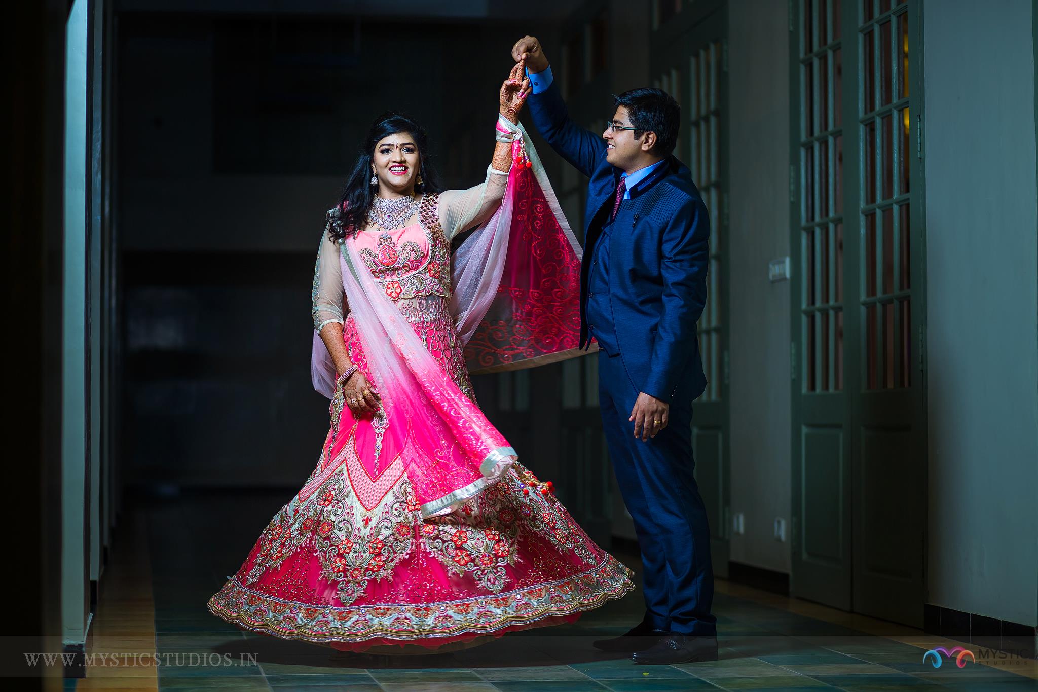 Pink with Silver heavy work Designer Lehenga