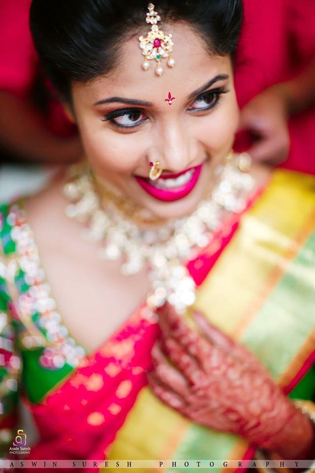 Bridal Makeup for a telugu bride