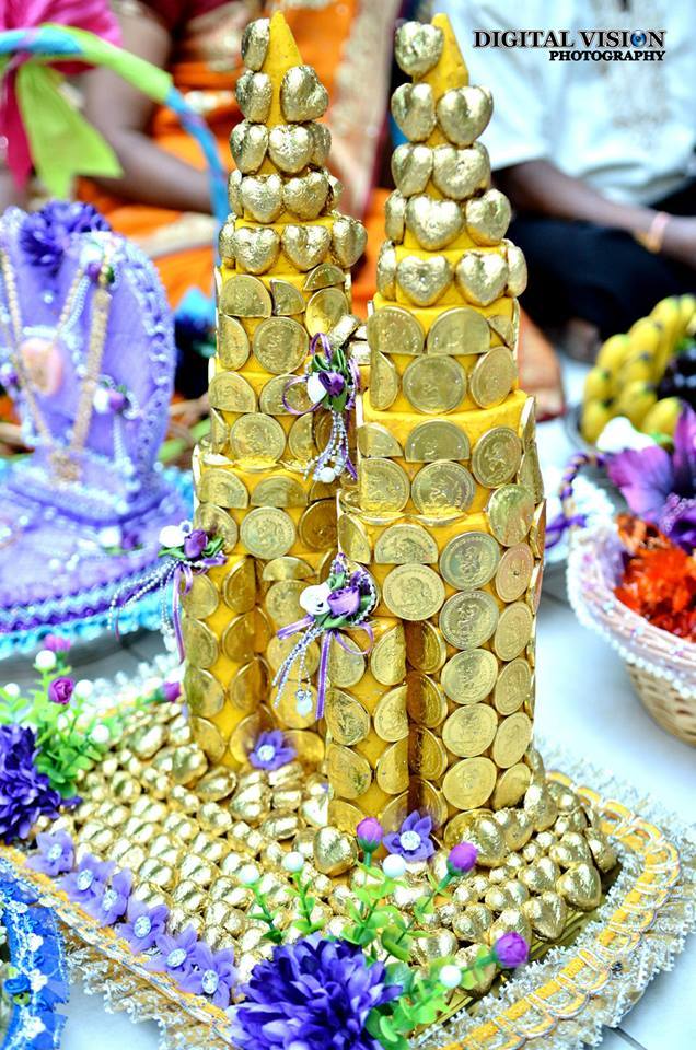 Chocolate Twin Towers Decoration