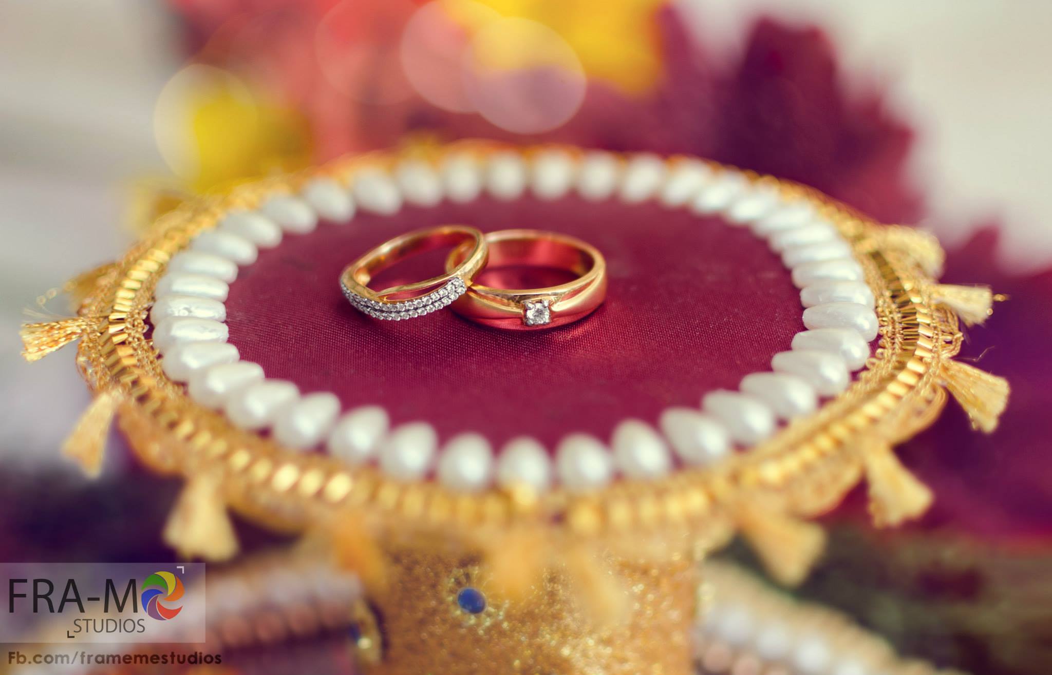 stone rings for bride and groom