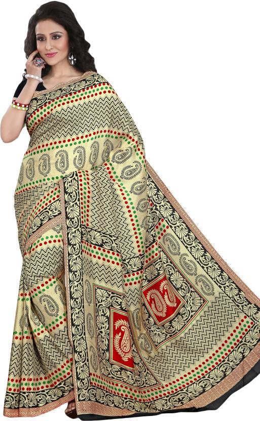 Sunaina Printed Mysore Art Silk Saree