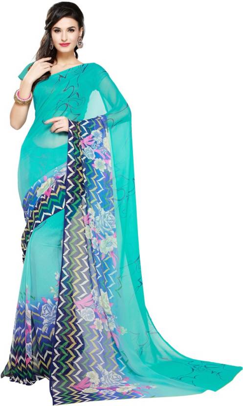 Saara Printed Daily Wear Georgette Saree 