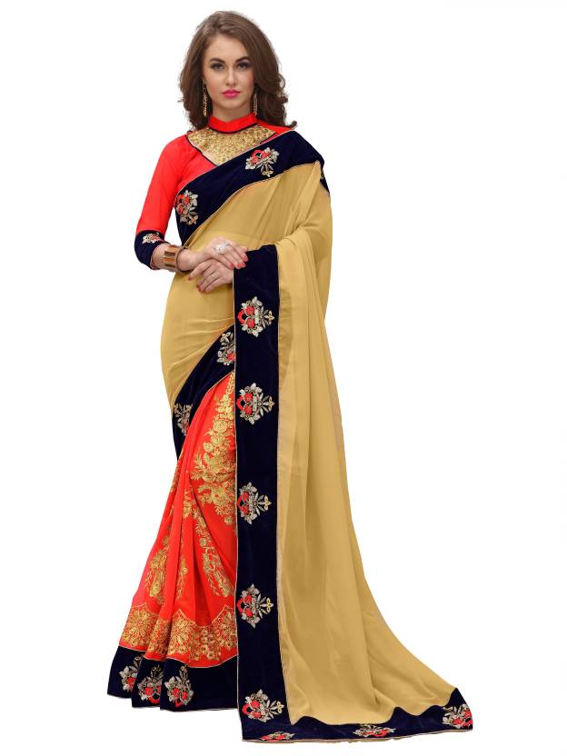 Embroidered Bollywood Georgette Saree