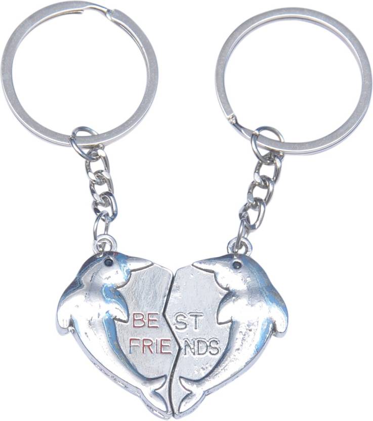 CTW Bestfriend Metal Heart shape Key Chain