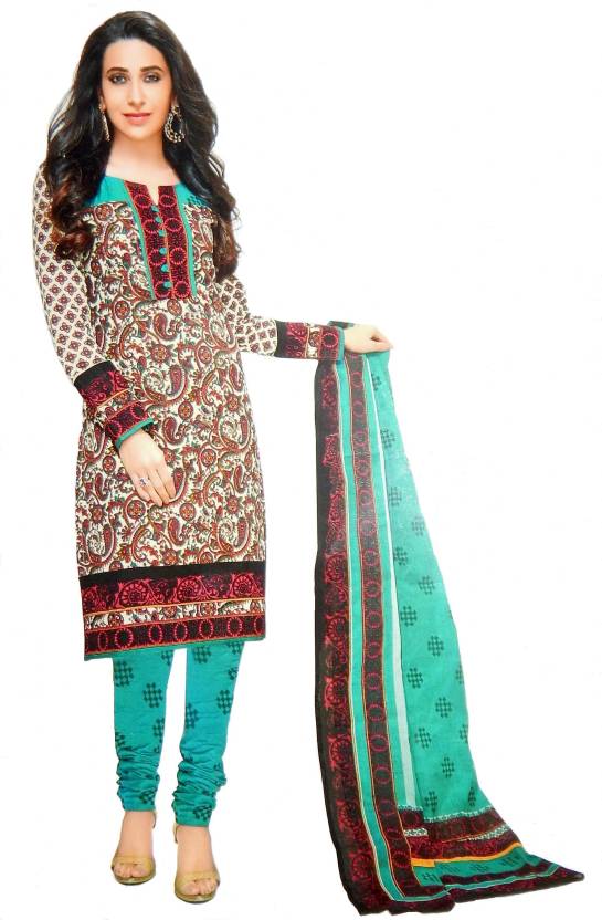  Cotton Floral Print Salwar Suit Dupatta Material 
