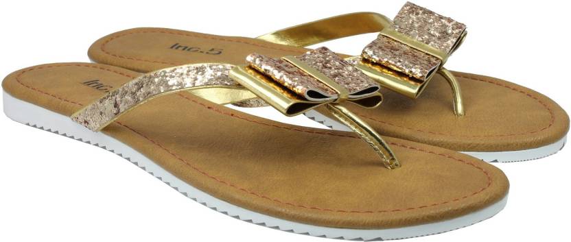 Inc.5 Women GOLD Flats