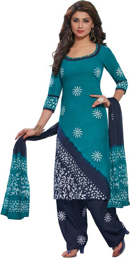 Cotton Printed Salwar Suit Dupatta Material 