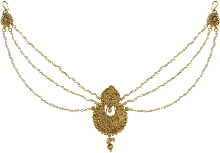 South Indian Style Pearl Chain Work 