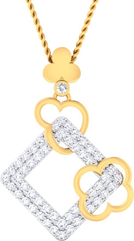 Damor 18kt Diamond Yellow Gold Pendant