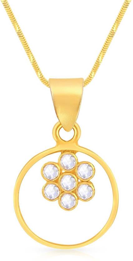 Malabar Gold and Diamonds Yellow Gold Pendant