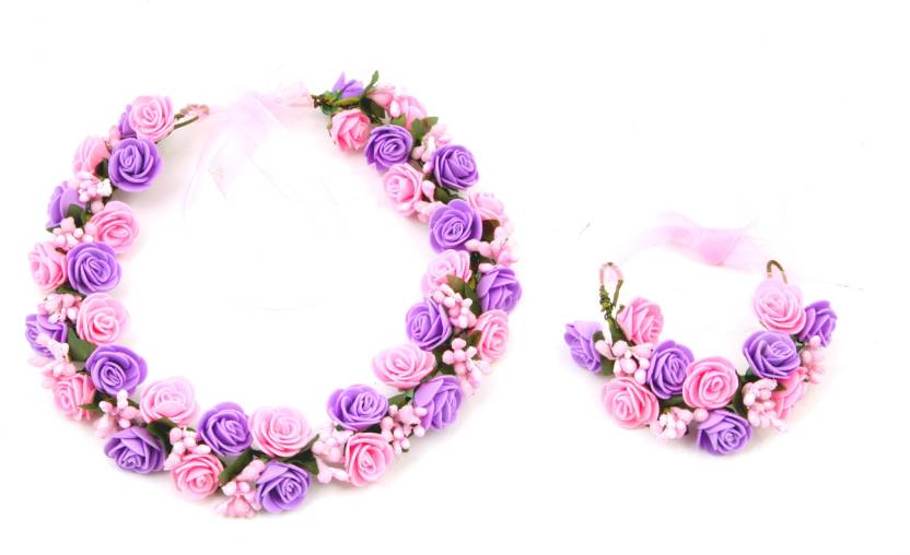 Fashion Flower Crown And Hand Tiara Head Band