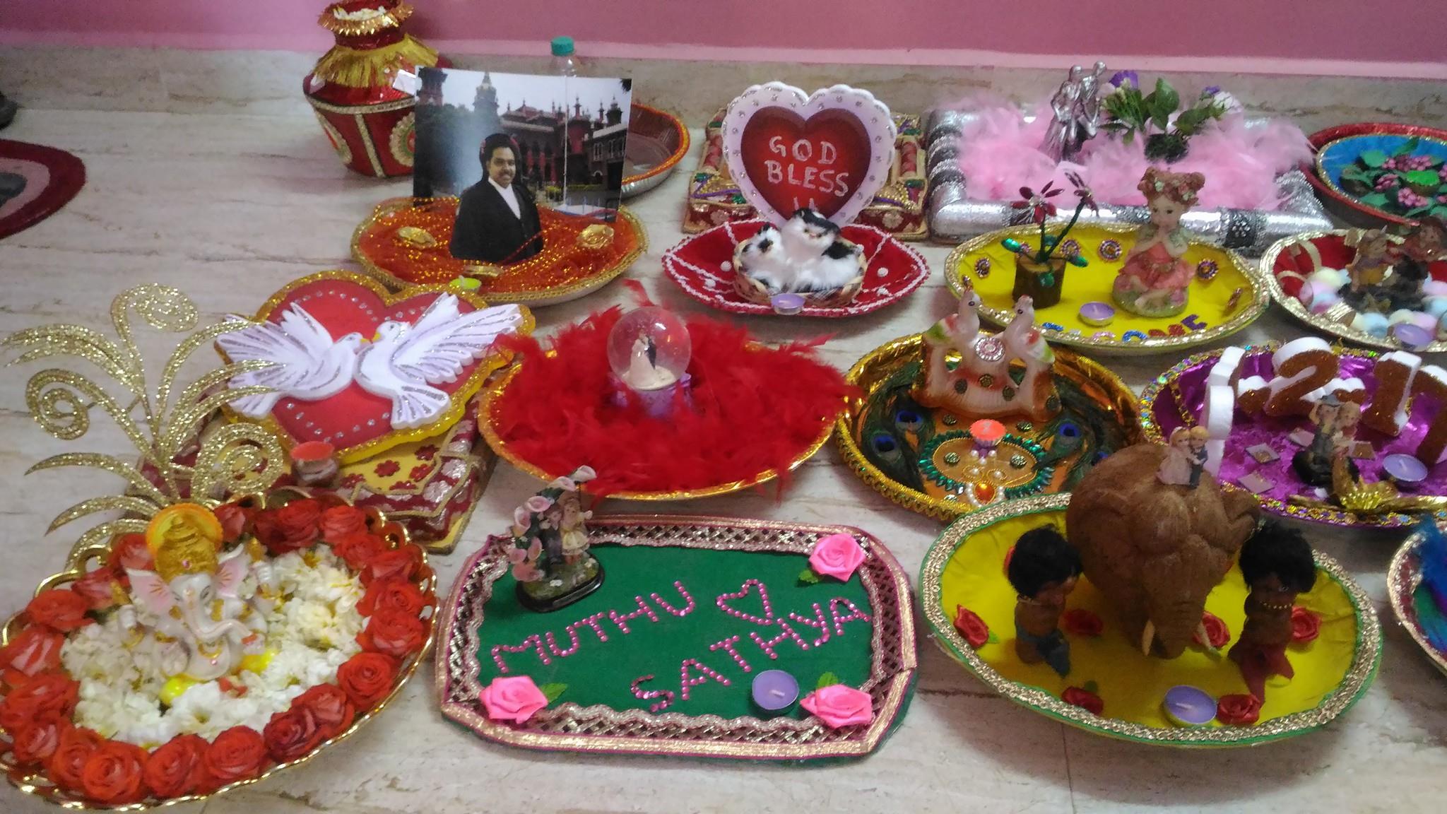  Chandra's Wedding, aarthi plates & return gifts-img15