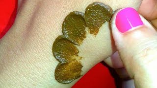 How to apply arabic shade mehndi with finger 