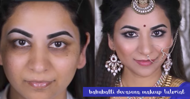 BAHUBALI 2 - DEVASENA (ANUSHKA SHETTY) MAKEUP AND HAIR TUTORIAL