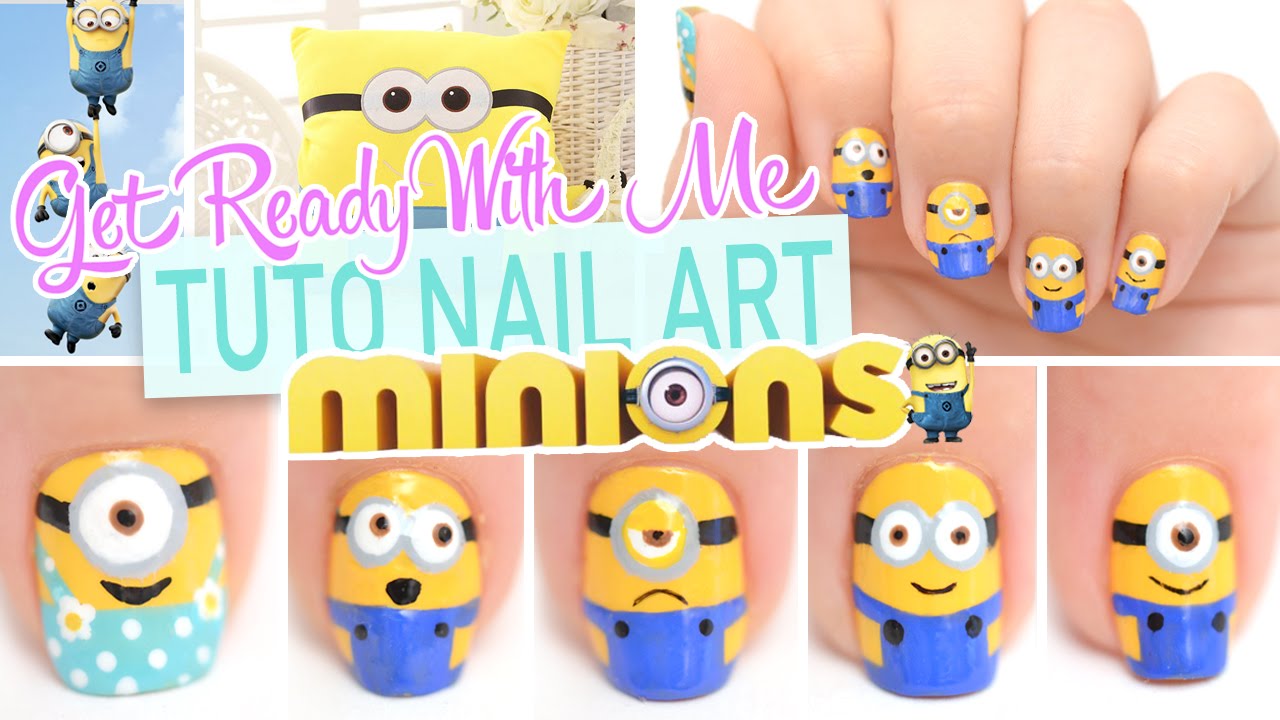 Minion nail art tutorial