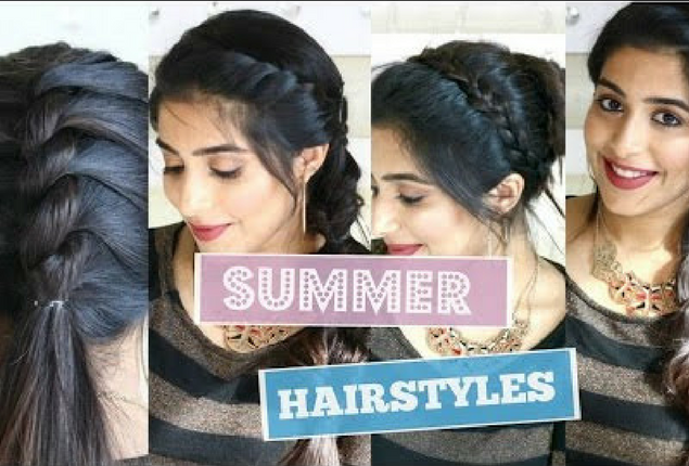 4 Cute Summer Hairstyles 